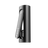 PAX FLOW portable vaporizer with matte-black cylindrical body, hinged mouthpiece featuring the PAX logo; designed for dry herb and concentrate use.