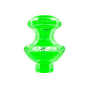 Focus V - Chromatix Carb Cap, a green glass vase-shaped accessory, designed for optimal airflow and heat retention in dabbing sessions with the Focus V Carta E-Rig.