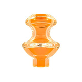 Focus V Chromatix Carb Cap in glass, designed for optimal airflow redirection and heat retention, enhances dabbing efficiency with the Focus V Carta E-Rig.