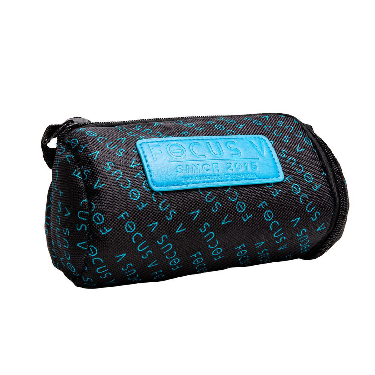 Focus V Chromatix Carrying Case, a black and blue bag with compartments, designed for organizing and protecting your CARTA E-Rig and accessories during travel.