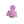 Focus V - Chromatix Silicone Stopper, a pink, hexagon-shaped object with a pointy tip, designed to protect the CARTA E-Rig from dust and debris.