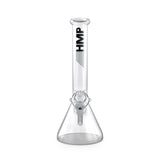12 Glass Beaker Bong featuring borosilicate glass, built-in ice pinch, and sleek design for smooth smoking experience.