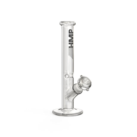 12 Glass Straight Bong made from durable borosilicate glass, featuring an ice pinch for smoother hits, designed for easy cleaning and regular use.