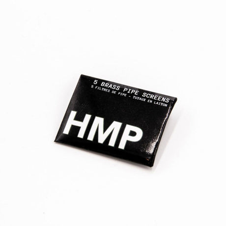 HMP 15MM Pipe Screens 5 Pack - Carton of 50 (STEEL)-Turning Point Brands Canada