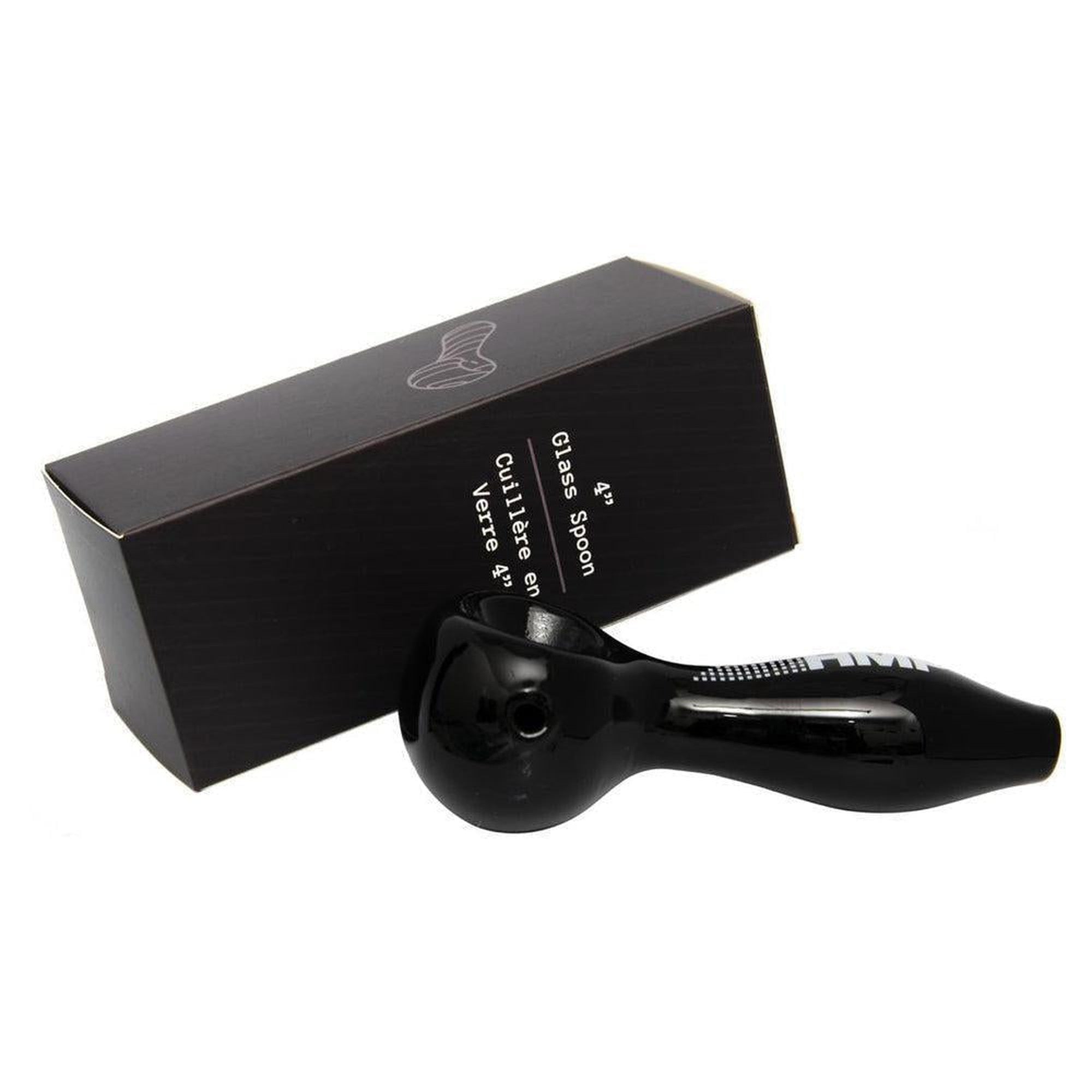 4" Pipe Spoon - Black