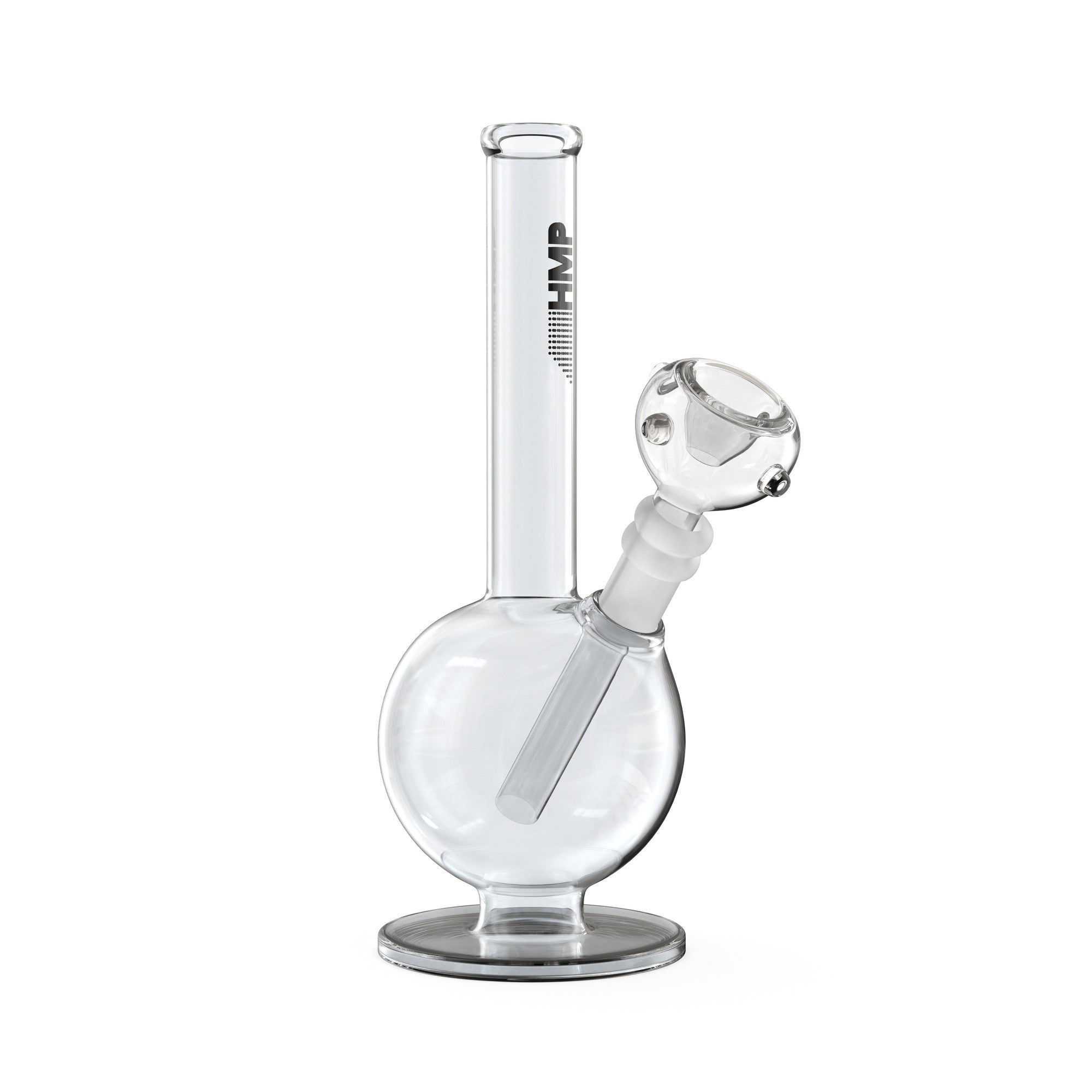 8" Glass Pedestal Bong - Clear Collection