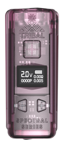 Pro Digital 510 Thread Battery in translucent casing, featuring OLED display, fire button, voltage controls, and branding, designed for standard 510-thread cartridges.