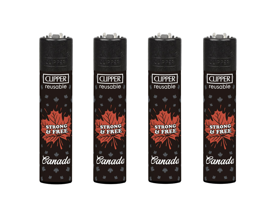 Classic Large Lighters, Canada Strong and Free, Tray of 48