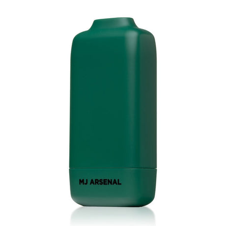 Houdini Smoke Filter by MJ Arsenal: A compact, leaf-green stash tube designed for discreet, odor-free smoking with advanced carbon filtration, ideal for travel.