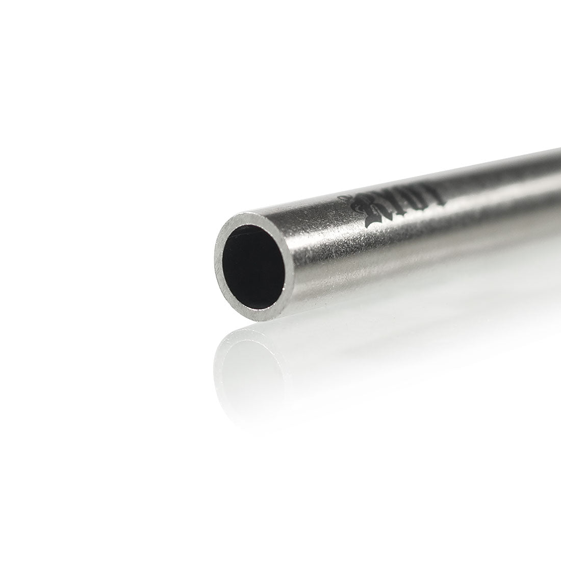 Close-up of the Super Slim Aluminum Dugout - Powder Coated - Black, showcasing its sleek aluminum body with integrated Stainless Steel One Hitter and ergonomic design.
