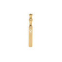 Aluminum Taster Bat: A compact, gold cylindrical smoking tool with white logo, crafted from durable anodized aluminum for discreet, on-the-go use.