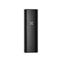 PAX Mini Dry Herb Vaporizer, a sleek, compact device with a distinctive white X, designed for efficient heating and smooth vaping on the go.