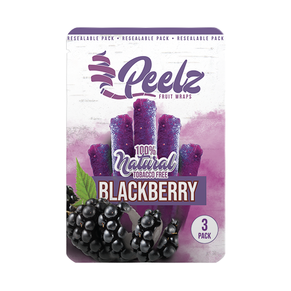 Blackberry Fruit Wrap - 3 Pack - Carton 10 features natural fruit wraps, capturing the essence of rich blackberry flavor, ideal for a smooth, slow-burning smoke.