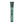 Teal-green glass downstem for water pipe, stamped HUMAN GRADE, with frosted joint and slitted diffuser. Suitable for 14mm female joints, 4.5 length.