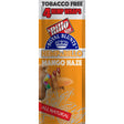 Hemparillo Wraps - Mango Haze - Carton of 15, featuring a blue and white logo with a crown, highlighting its tropical mango flavor and natural hemp composition.