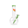 10 Tall Little Bro Bubble Bong with a round water chamber, straight neck, and removable down-stem and bowl, designed for smooth, filtered smoking.