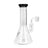 8 Tall Concentrate Beaker Bong with detachable quartz banger, made from borosilicate glass. Features a classic beaker-style design and rounded mouthpiece for stability and comfort.