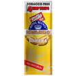 Hemparillo Wraps - Banana - Carton of 15, featuring a close-up of the logo and resealable packs, ideal for offering a tobacco-free, banana-flavored experience.
