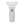 Saucer Flower Bowl - 14mm: Compact white glass bowl with flared top and tapered joint, showcasing a sleek saucer design for water-pipe setups.