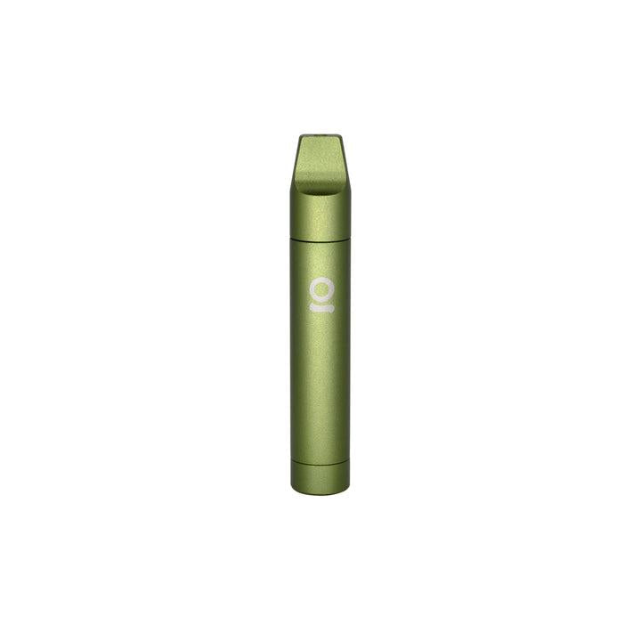 Aluminum Multi-Hitter w/ Cooling Spiral - Black, featuring a slim cylindrical design with a built-in cooling spiral and flat mouthpiece for smooth, discreet use.