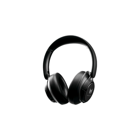 Puff Muff Gaming Headset with padded earcups, adjustable headband, and stylized M logo, featuring fold-away mic and built-in 510 cartridge connection.