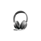 PUFF MUFF Gaming Headset with matte gray finish, flexible boom mic, fold-away feature, and built-in 510 cartridge connection for versatile gaming and audio use.