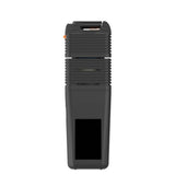 VENTY Dry Herb Vaporizer, a sleek black device with a screen, designed for efficient vaping with adjustable airflow, rapid heat-up, and advanced heating technology.