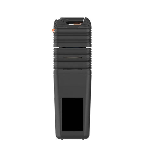 VENTY Dry Herb Vaporizer, a sleek black device with a screen, designed for efficient vaping with adjustable airflow, rapid heat-up, and advanced heating technology.