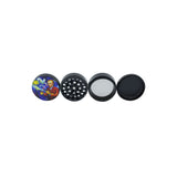 4pcs Metal 2.2 Sharp Shred Grinder, featuring sharp teeth and a durable design, ideal for efficient herb grinding and enhanced smoking sessions.