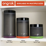 Airtight Vacuum Pump Storage Jar - Glass - 800ml on a shelf, featuring a vacuum-sealed lid and frosted UV-resistant glass for preserving herbs.