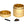 Mini EZ Grinder - 55mm, gold finish, disassembled showing grinding chamber, pollen catcher, with cleaning brush and scraper. Features interlocking teeth and smart storage design.