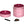 Mini EZ Grinder - 55mm with pink metal body, includes a tiny brush and plastic scraper for cleaning and efficient herb grinding and storage.