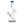 12 Lounger Bong with a beaker base, angled down-stem, bent neck, and ice pinch. Balloon-inspired design with sculptural twists, branded aLeaf.