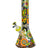 14 The Dreamer Beaker Bong with psychedelic starburst patterns, features a stable base, premium glass, and includes a removable downstem and bowl.