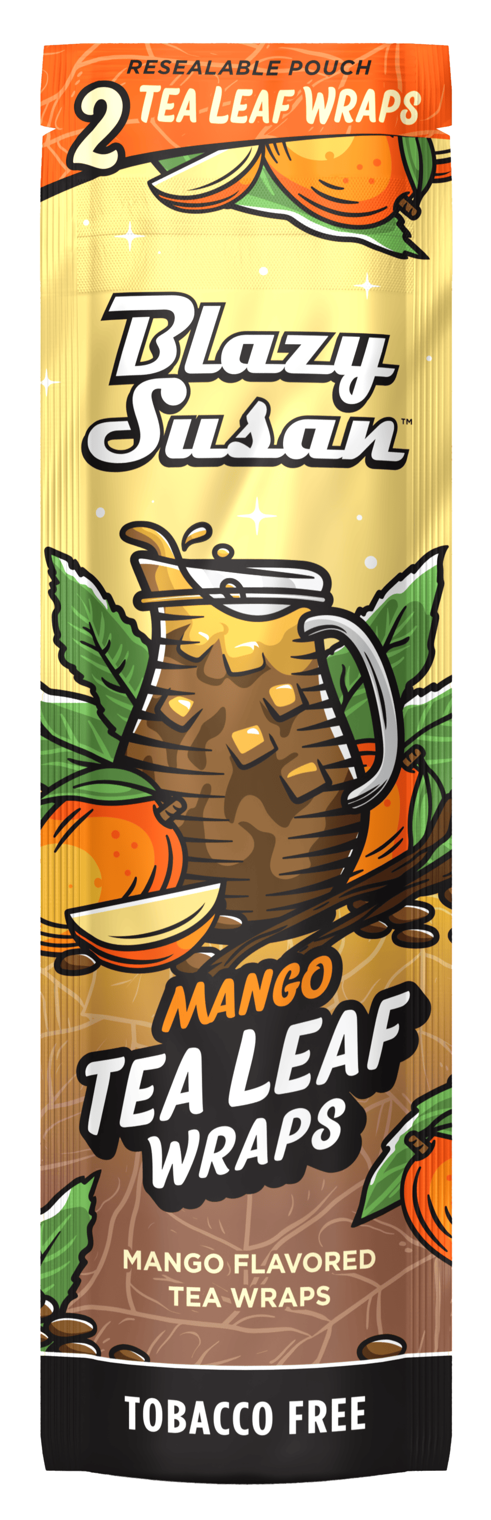 Mango Black Tea Leaf Wraps - 2 Pack