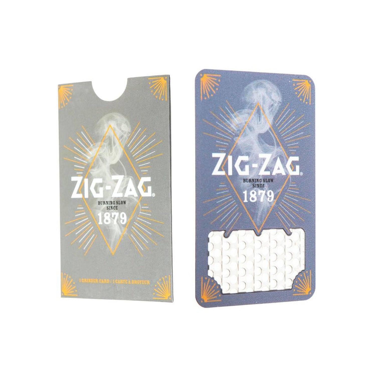 Zig-Zag Grinder Card - Smokey