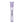 Purple-tinted borosilicate glass downstem with frosted joint and textured tip, labeled “HUMAN GRADE,” fits standard 14mm water pipe configurations.