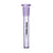 Purple-tinted borosilicate glass downstem with frosted joint and textured tip, labeled “HUMAN GRADE,” fits standard 14mm water pipe configurations.