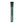 Green glass downstem with slits, labeled /// HUMAN GRADE, featuring a matching stopper, designed for 14mm water pipe compatibility in high-frequency retail settings.