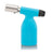 3.5 Blow Torch Turbo Flame with blue body, stylized leaf logo, adjustable flame, and metal nozzle, ideal for heating glass or metal implements.