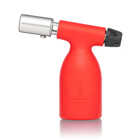 3.5 Blow Torch Turbo Flame with red body and leaf logo; compact, refillable, offering a powerful 2500°F flame for dabbing or culinary use.