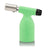 3.5 Blow Torch Turbo Flame with green silicone body and cannabis-leaf logo, featuring a metal nozzle for high-grade, powerful flame. Ideal for portable use.