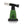 5 Blow Torch Turbo Flame with green body, black top, cannabis-leaf logo. Compact, ergonomic design ideal for precision tasks, offering a powerful 2500°F flame.
