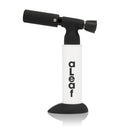 aLeaf 7 Blow Torch Blue Turbo Flame, featuring a white body with black nozzle, perfect for precision tasks like dabbing, caramelizing, and light soldering.