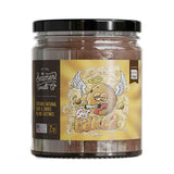 Scented Candle - Get Baked in a labeled mason jar, designed to neutralize odors with a 55-hour burn time and soy blend wax.