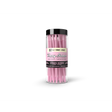 Pink 1 1/4 Cones - 50 Count Jar featuring pre-rolled pink cones in a clear jar with a black lid, labeled “Blazy Susan,” ideal for stylish smoking.