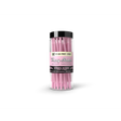 Blazy Susan Pink 98mm Cones - 50 Count Jar, featuring pre-rolled pink cones in a clear jar; ultra-thin, slow-burning French paper with built-in filter tips.