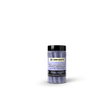 Purple Shorty Cones - 50 Count Jar: Clear jar with black lid, containing 50 ultra-thin, slow-burning purple pre-rolled cones, 53mm in length, made in France.