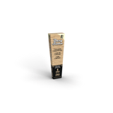 Unbleached 1 1/4 Cones Full Box - 6 Cones x 21 Packs, featuring eco-friendly packing straws and takeout-style packaging for easy access and convenience.