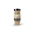Blazy Susan Unbleached King Size Cones in a clear jar; 50 pre-rolled, slow-burning, brown paper cones with filter tips, made in France.